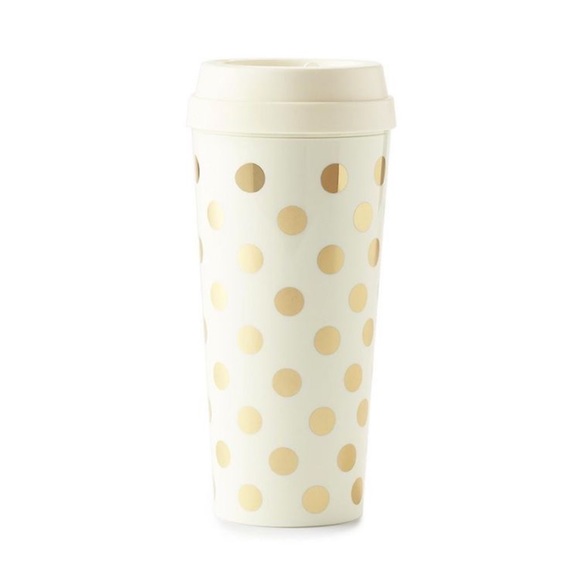 kate spade new york Thermal Mug Gold Dot - Picture 2 of 3